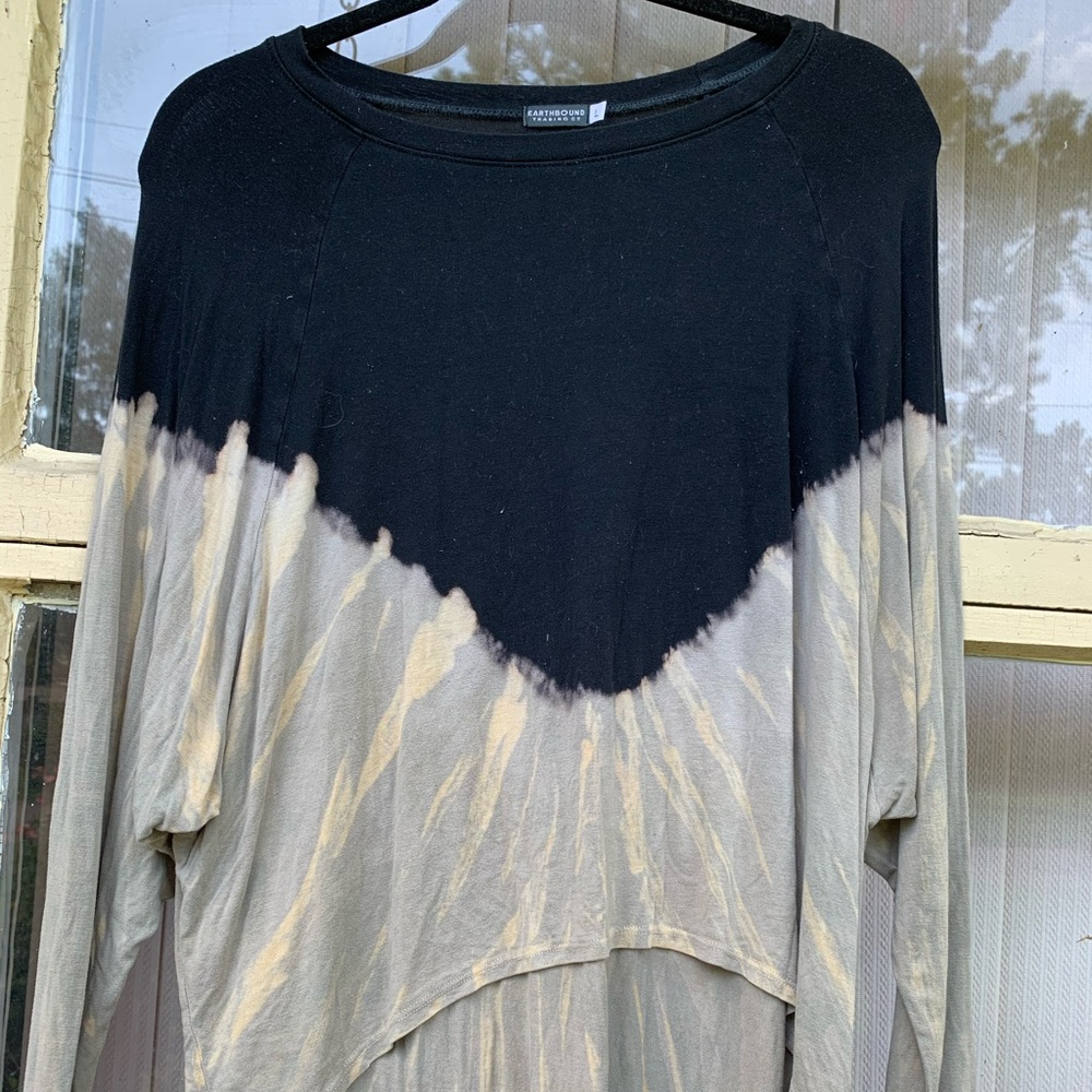 EARTHBOUND// long sleeve tie dye tee